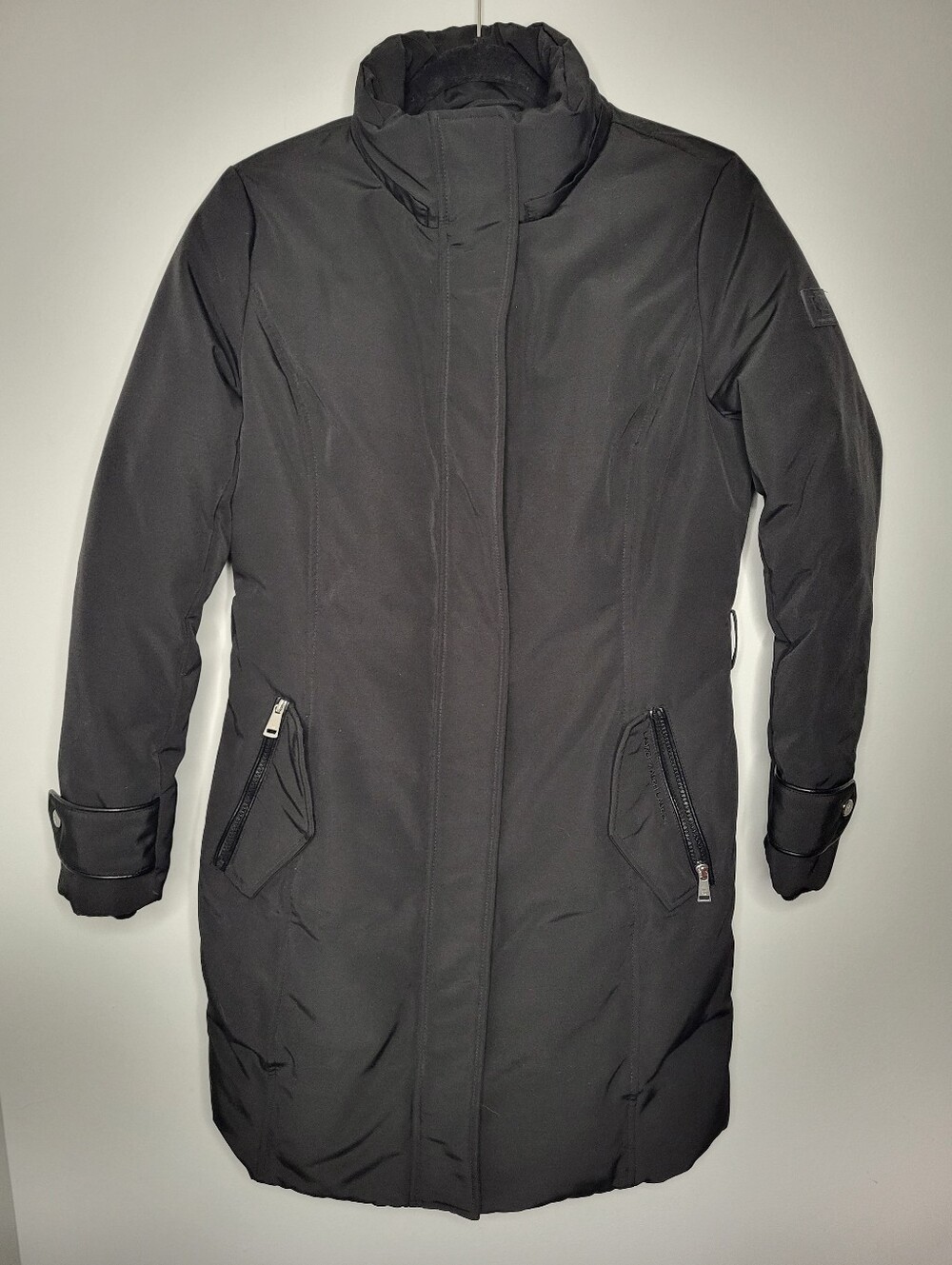 Lauren Ralph Lauren Black Label Long Black Puffer Coat Women's Small
